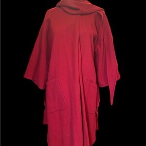 Elegant Red Women's Cape